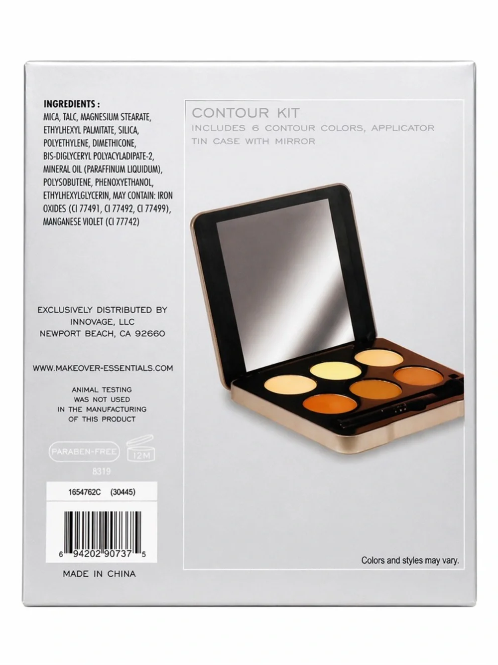 ME MAKEOVER ESSENTIALS Bronzer & Contour Palette - Neutral Browns & Creams